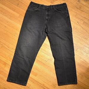 Calvin Klein Jeans Men's Dark Gray Straight Jeans